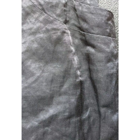 Eileen Fisher Skirt Gray Steel Satin Graphite Knee Length Business Casual 6P - Picture 9 of 13